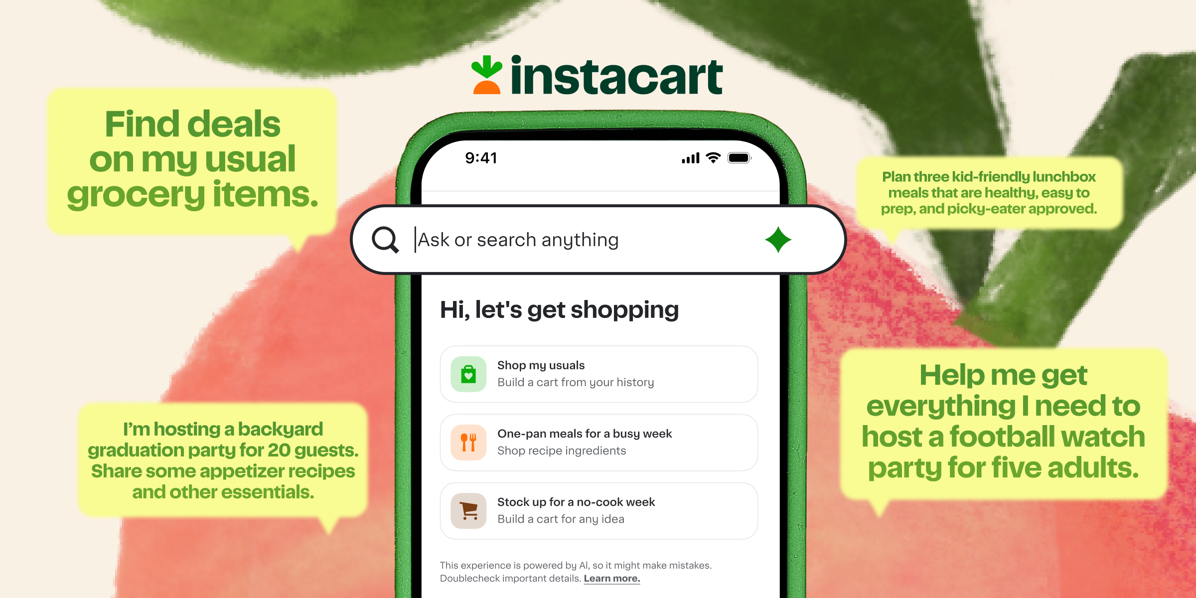 Official Instacart shopping assistant product image